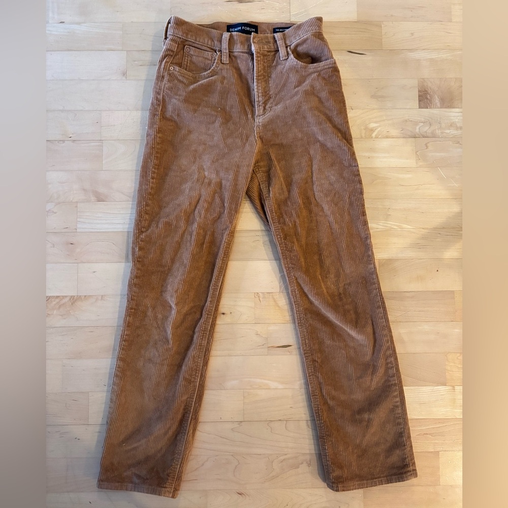 Aritzia high rise corduroy pants